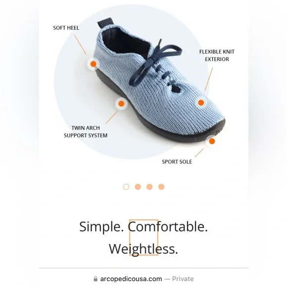 Arcopedico LS in Orange EU 39 US W9 - Picture 11 of 15